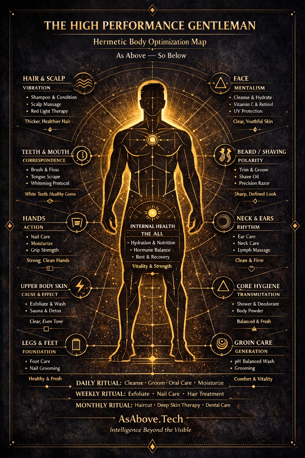 The High Performance Gentleman - Hermetic Body Optimization Map
